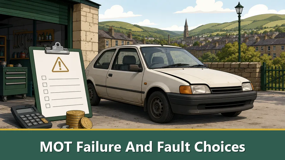 MOT Fail ure și Fault Opțiuni